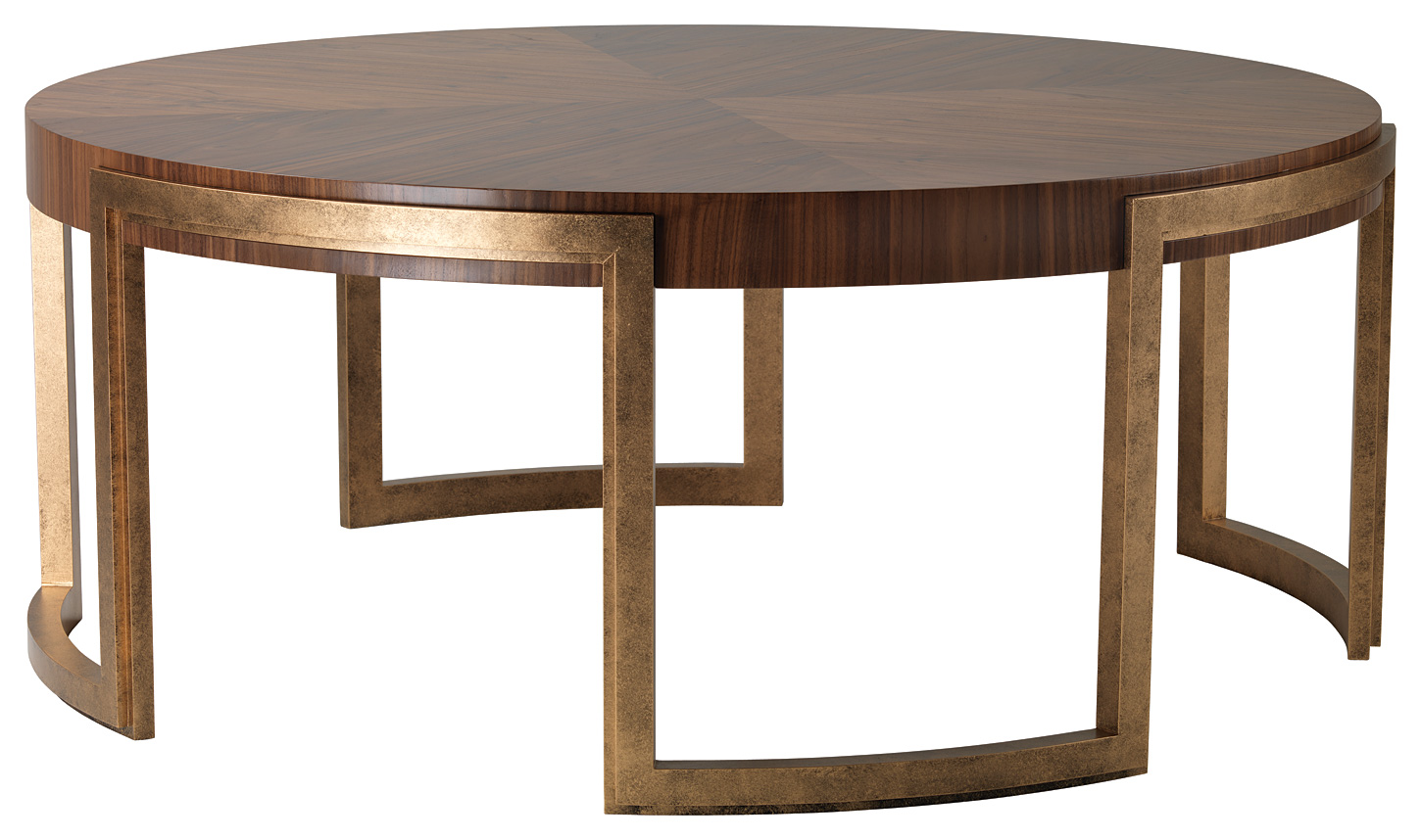 circular wooden table